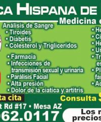 Clinica Hispana de Mesa – Medicina en General