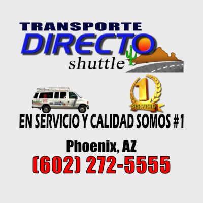 Transporte Directo Shuttle &#8211; Phoenix, AZ