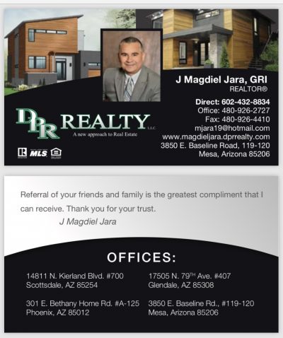 J Magdiel Jara, GRI Realtor &#8211; DPR Realty, LLC