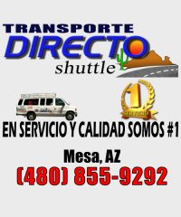 Transporte Directo Shuttle – Mesa, AZ